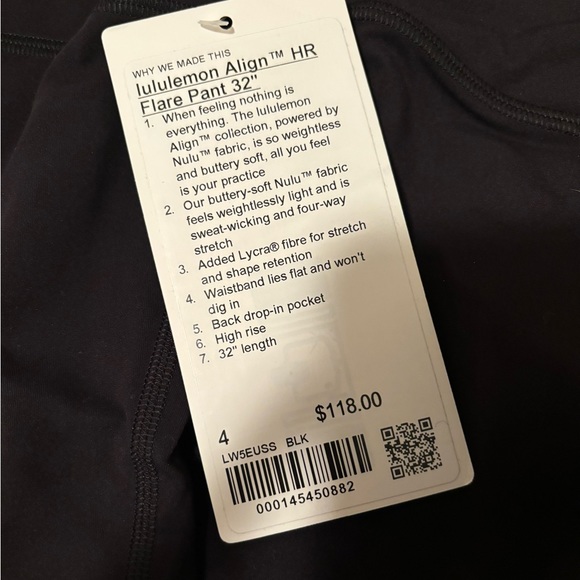 NWT lululemon align yoga pants - Picture 2 of 2